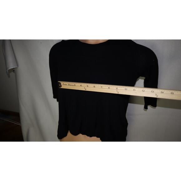 Black long sleeve shirt W5 S - Picture 2 of 4